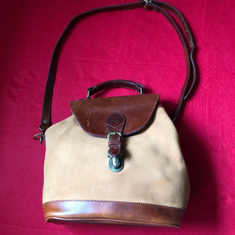 Timberland Leather Crossbody Bag
